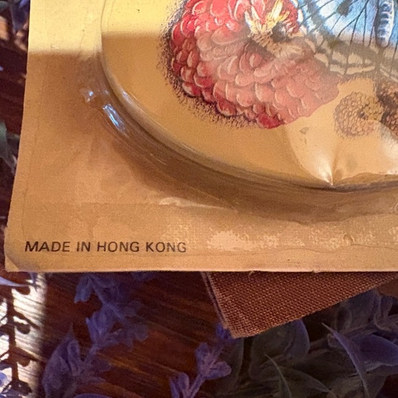 Vintage pill, Vitamins, Stamps BUTTERFLY TREASURE TIN NEW UNUSED - Picture 4 of 6